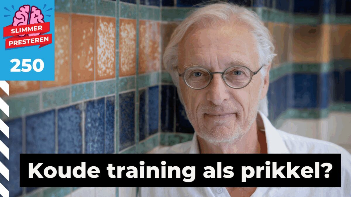 Hoogleraar Wouter van Marken Lichtenbelt tijdens aflevering 250 van de Slimmer Presteren Podcast over koude training.