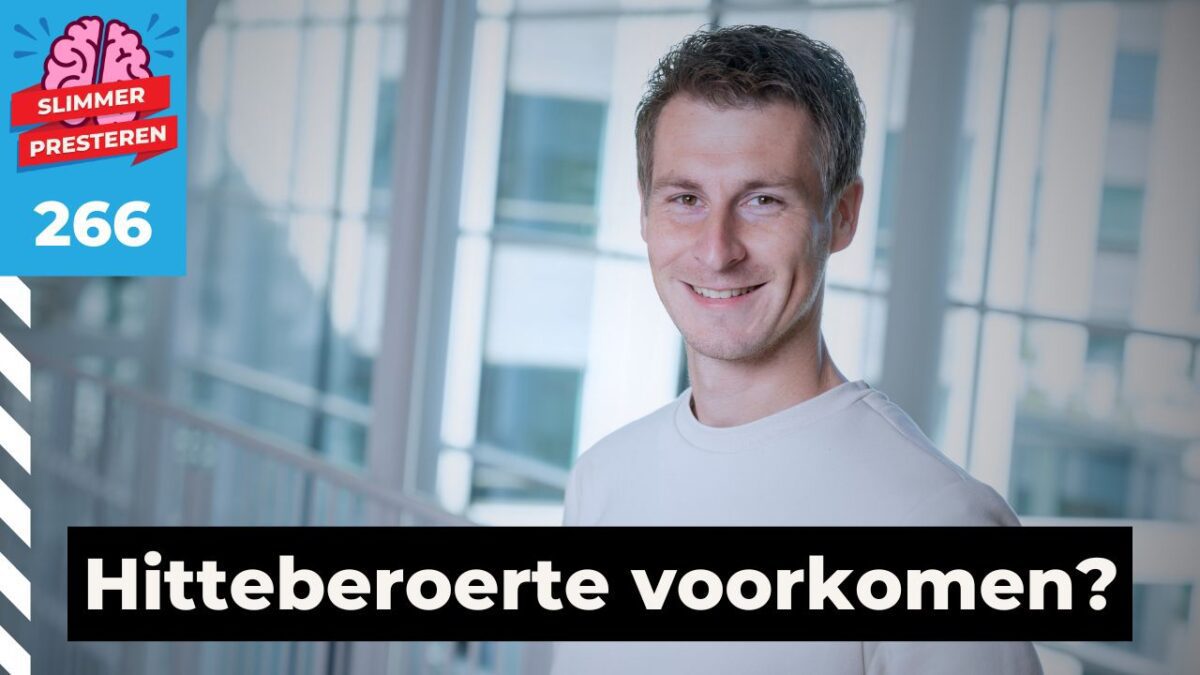 Portret van thermofysioloog Coen Bongers van het Radboudumc voor de aflevering over hitteberoerte voorkomen tijdens het sporten.